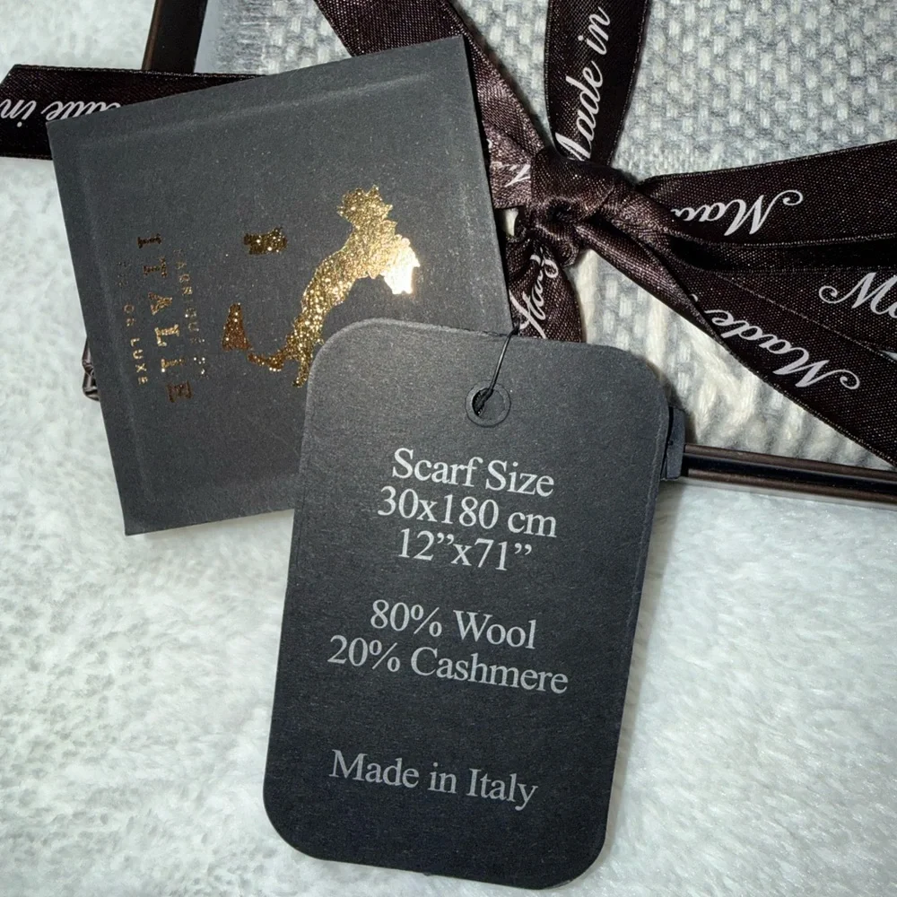 Linea Emmett Cashmere Blend Gray Scarf